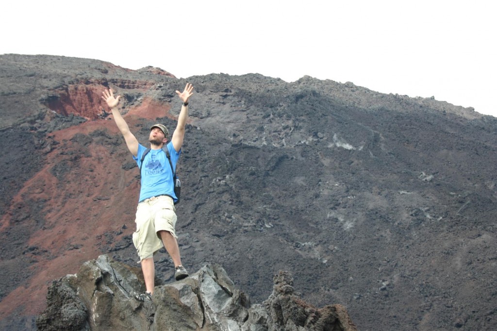 Praying to the Volcano Gods